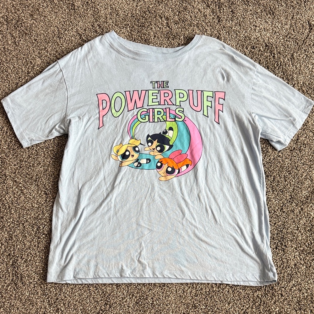 Powerpuff Girls Gray Women’s T-Shirt